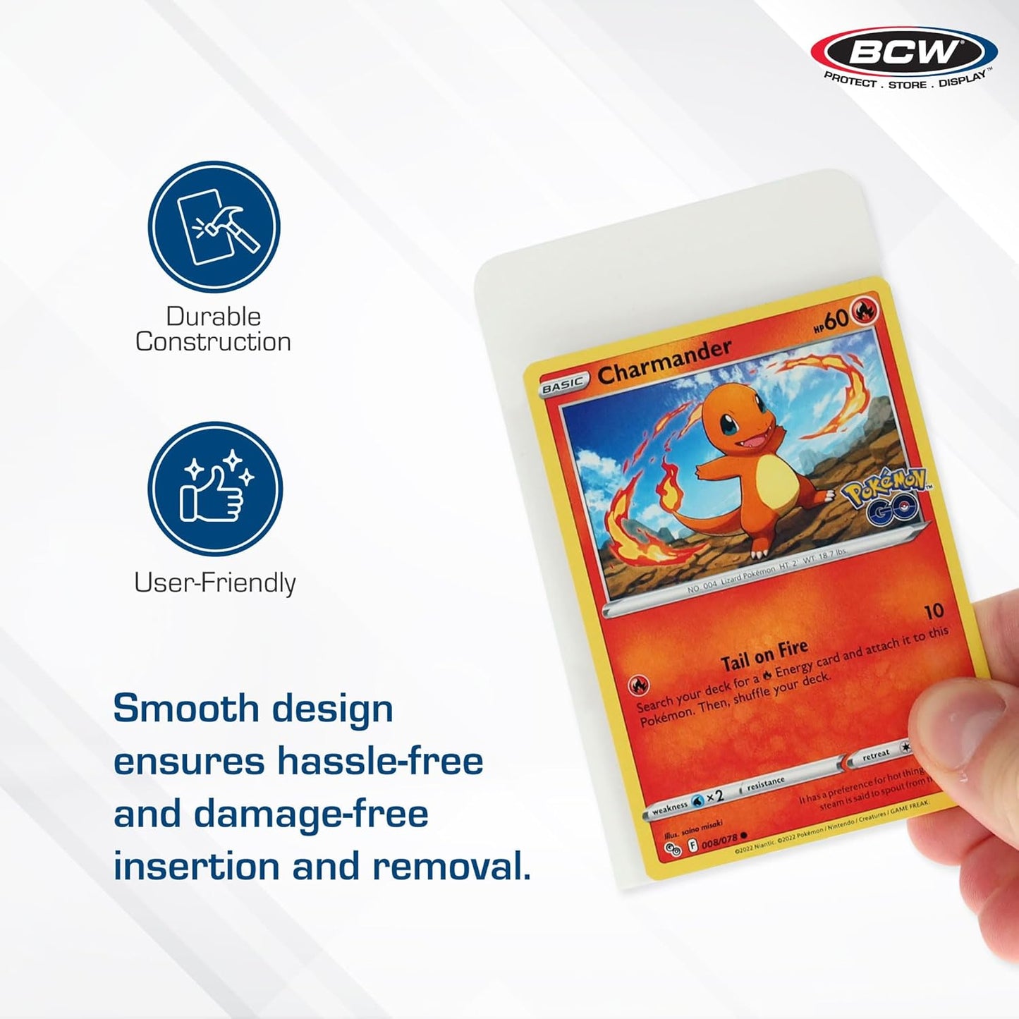 BCW Tall Trading Card Dividers - 50 ct | Archival Quality, Write-On Index Tab, 3 11/16 X 2 11/16 Inches | Fits Vault, Super Vault, QuickFold, Shoe, and Super Shoebox Boxes | Card Organizer Dividers