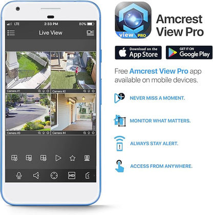 Amcrest 4MP Outdoor PTZ POE + AI IP Camera Pan Tilt Zoom (Optical 25x Motorized) Security Speed Dome, Human and Vehicle Detection, IVS, Face Detection, Auto Tracking, POE+ (802.3at) IP4M-1068EW-AI