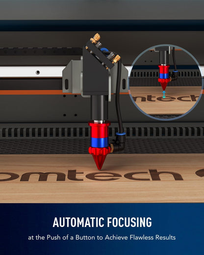 OMTech 90W CO2 Laser Engraver with LightBurn and Water Chiller, 20"x28" Laser Engraving Cutting Machine with Autofocus Autolift 4 Way Pass Air Assist, Commercial Laser Cutter