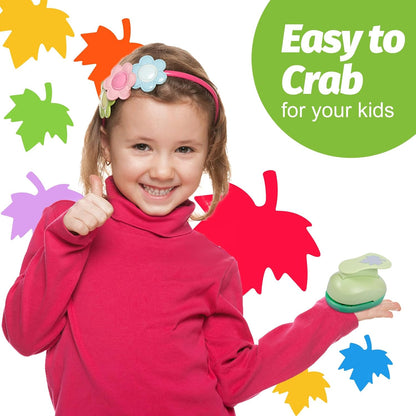 UCEC Maple Leaf Punch Cutter 1inch, Paper Punches, Craft Lever Punch Handmade, Leaves Shape for Paper Crafting, Scrapbooking, Cards Decoration, DIY Arts