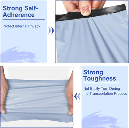 120PC Poly Mailers 6x9 Inch Light Blue Mailing Envelopes Bags Shipping Bags with Self Adhesive Waterproof and Tear-Proof Postal Bags
