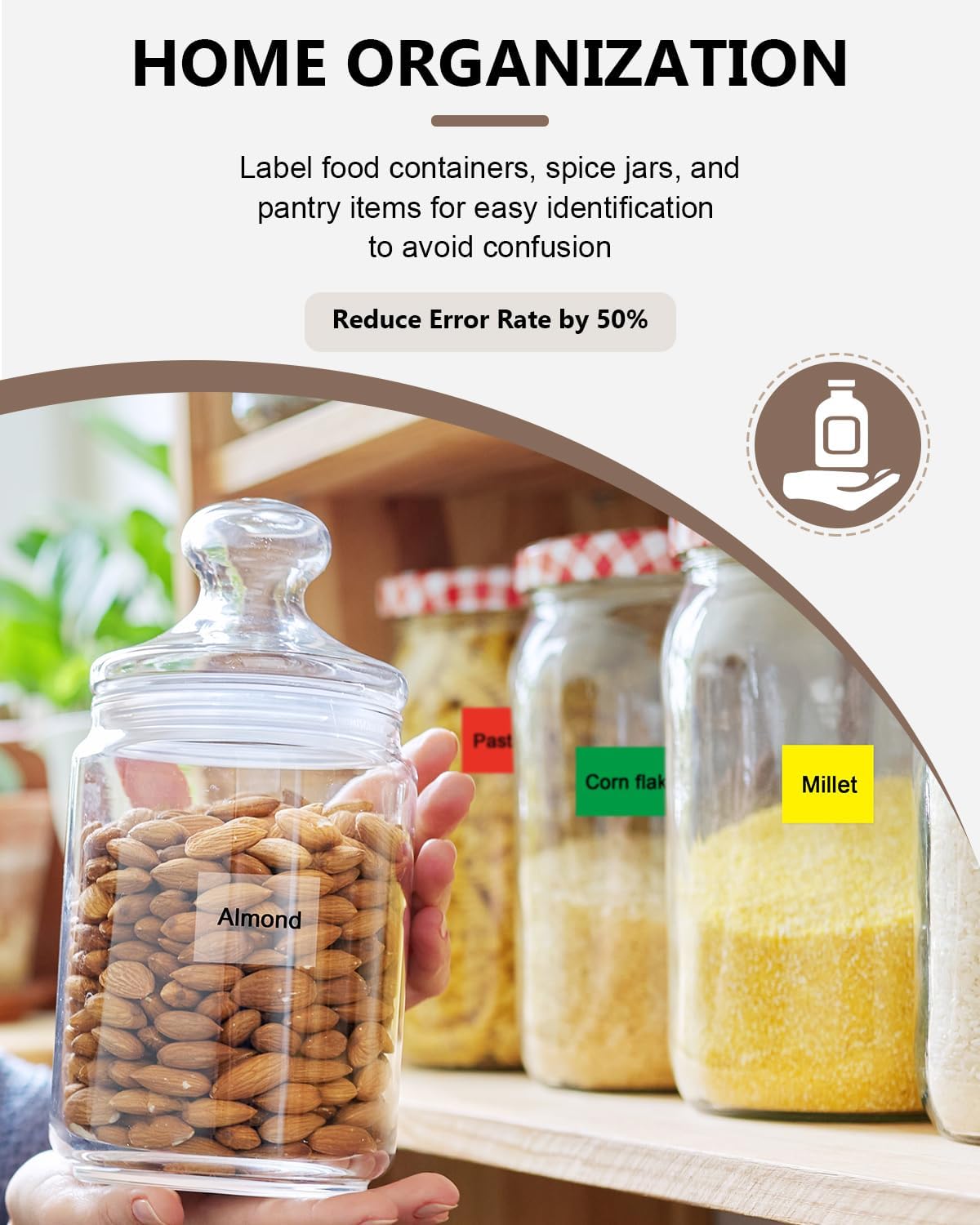 Multi-Color Tze 24mm 0.94" Label Tape Compatible for Brother P Touch Tz Tape Laminated 1 Inch Refills for PTouch PT-D600 PT-D610BT PT-P710BT PTP750W, White/Clear/Red/Blue/Yellow/Green, 6 Pack