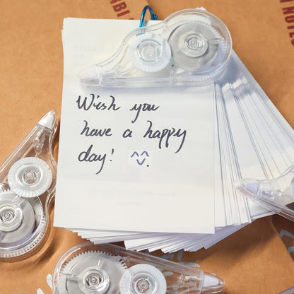 16 Pcs 39.4 Ft Clear Correction Tape, White Wrong Out Tape Roller Bulk for Noting, Teacher Supplies, School, Office