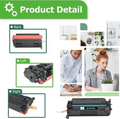 Aztech Compatible Toner Cartridge Replacement for HP 26A CF226A Pro M402n M402dw M402dn Pro MFP M426fdw M426fdn M426dw Printer (Black 4-Pack)