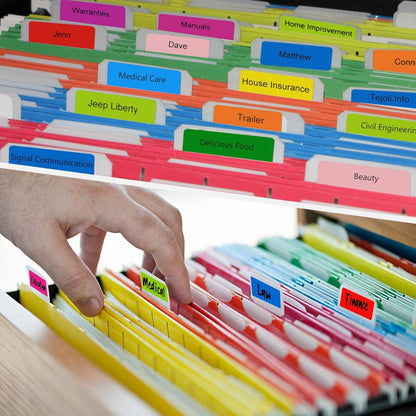 3000 PCS 10 Rolls Rectangular Color Coding Stickers 1.57 x 0.75 Inch Self-Adhesive Color Coding Label 10 Assorted Colors for Inventory and Home Organize, File Classification