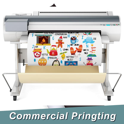 Amylove Blank White Surface Magnet Sheets 36 Inch x 12 Feet, 30 Mil Magnetic Roll Printable Flexible Vinyl Blank Magnetic Sign Sheet Safe for Vehicles DIY Craft Project