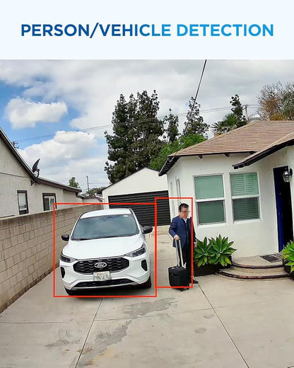 4COVR 4K PoE Security IP Camera Outdoor IP67, 8MP UHD Wired Surveillance Dome Camera with Smart Human/Vehicle Detection, 110° Wide View Angle 2.8mm Lens, 18Pcs IR LED HD 100ft Night Vision, LY97AX8MA