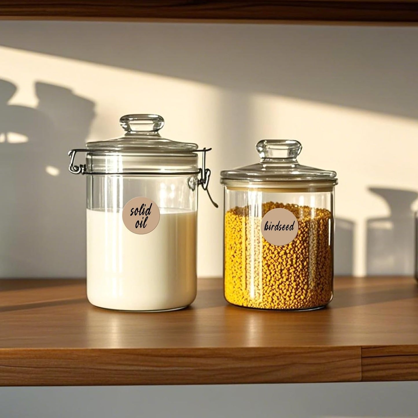 500 PCS Circle Dots Stickers 2 Inch Vinyl Kraft Round Labels Removable Waterproof Color Coding Sticker Roll for Office Inventory Garage Yard Sale Tag