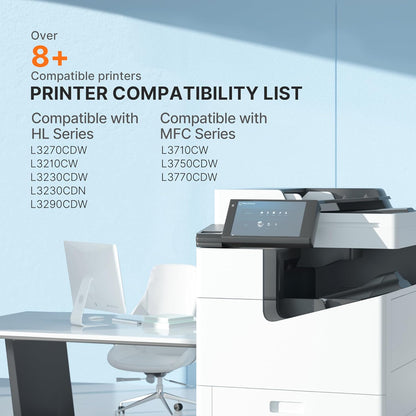 E-Z Ink TN227 Compatible Toner Cartridge Replacement for TN-227BK/C/M/Y High Yield Brother TN227 TN227BK TN223 to use with HL-L3270CDW HL-L3230CDW HL-L3210CW HL-L3290CDW MFC-L3710CDW (4 Pack)