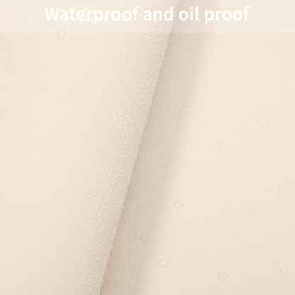 Leather Table Cover,1.8mm Thick,30x48 Inch Desk Cover,Large Desk Mat,Table Protector,Table Cover Protector,Kitchen Table Cover,Dining Table Mat,(Off White+Light Gray,30x48)