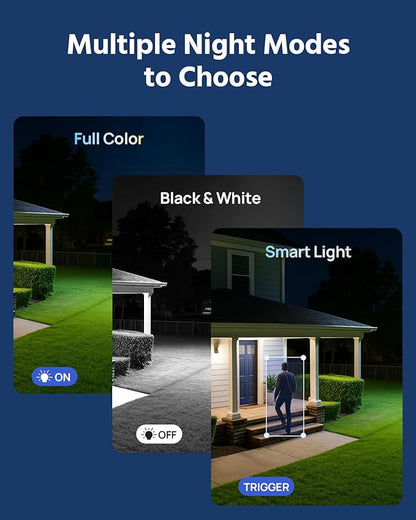 ANNKE 3K Two-Way Audio Security Camera System, 8CH 3K Lite H.265+ DVR with AI Human/Vehicle Detection, 4X 5MP/3K CCTV Wired Cams with Color Night Vision, 1TB HDD for Home Surveillance 24/7 Recording