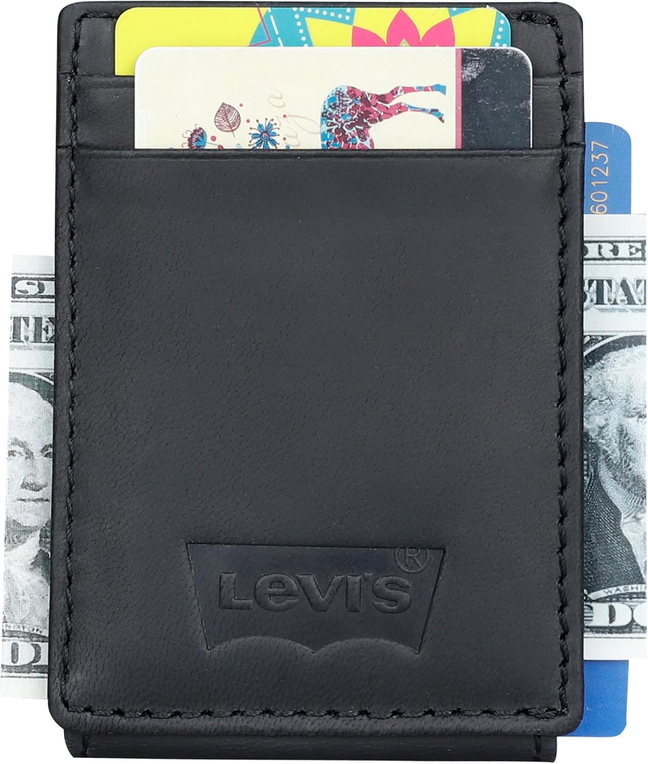 Levi's Men's RFID Slim Everyday Front Pocket Card Case Wallet
