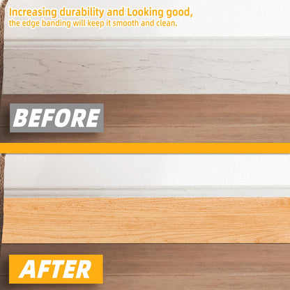 GSCIT Club Wood Grain Repair Tape, 2.4 inch X 15ft Self Adhesive Maple Grain Repair Patch for Tables, Chairs, Baseboards, Doors, Windows, Floors, Handicraft DIY.