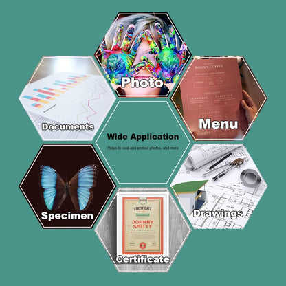 BESTEASY Thermal Laminating Pouches, 5 mil Thick, Clear 9 x 11.5 Inch Laminating Sheet Paper for Laminator, Holds 8.5 x 11 Inch Letter Size Sheets（500 Pack）