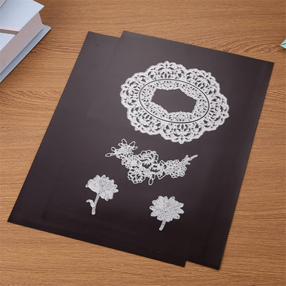 A4 Size Rubber Soft Magnet Sheets Magnetic Storage Sheet for Cutting Dies Storage 0.3mm Thick 10 Pieces Set 11.7x8.2inch Black Metal Dies Storage Sheet