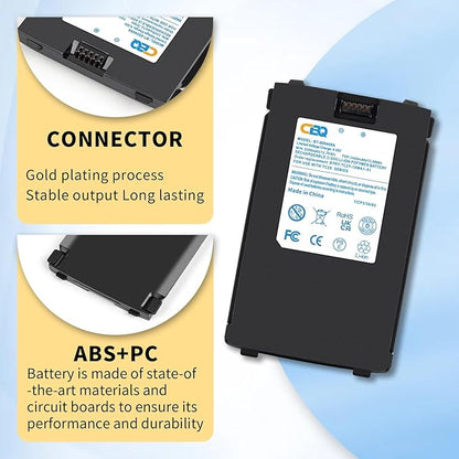 CBQ for Zebra TC21 Scanner Battery TC26 TC210 TC21 TC210K TC26AK TC26CK TC26BK TC26DK TC26EK BT-000411-08 BT-000409A BTRY-TC2Y-1XMA1-01 Replacement Lithium Batteries,3400mAh.