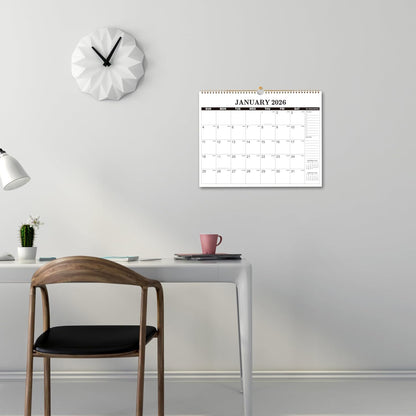 2026 Calendar - 2026 Wall Calendar, Jan. 2026 - Dec. 2026, 14.6'' x 11.4", Large Wall Calendar with Highlighted Holidays, Sturdy Binding, Calendar for Planning