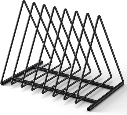 Triangle File Folder Racks,7 Sections File Holder,File Storage Sorter/Stand,Desktop File Organizer,Wire Organizer Rack,Magazine Folder Holder,Letter/Legal,Suitable to Hold Large/Small Items