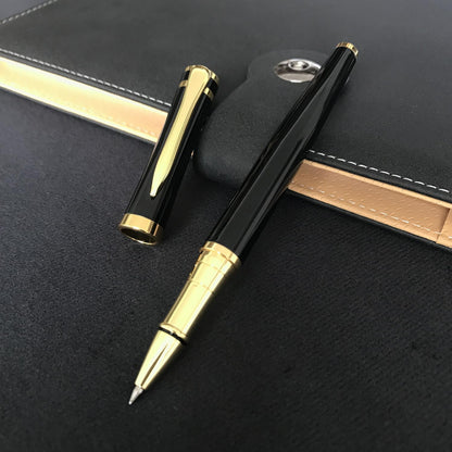 HSK Luxury Ballpoint Pens gift Pen Black Refill Line width 0.5mm,Best Ball Pen Gift Set for Men & Women Professional Executive,Office,Nice Pens Classy Gift Box (Black)