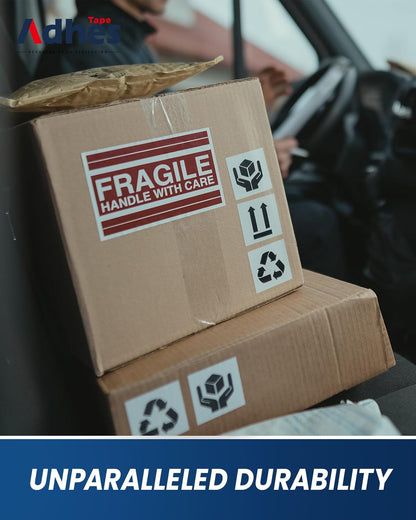 ADHES No Noise Clear Packing Tape, 1.88 Inch x 55 Yards x 6 Rolls, 2.6mil Heavy Duty Shipping Tape Strong & Durable Package Tape for Shipping, Moving, Mailing and Sealing