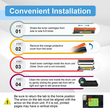 TN229XL Black Toner Cartridge(with Chip) Compatible TN229XL TN229 tn229xlbk tn229bk to Use with MFC-L3780CDW HL-L3280CDW MFC-L3720CDW HL-L3220CDW HL-L3300CDW Printer (2 Pack, Black)