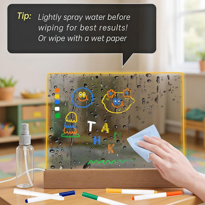 14 Pcs 4.1 Inch 7 Colors Mini Neon Dry Wet Erase Markers, Acrylic Board Color Neon Markers Pens for LED Drawing Message Writing Note Board with Colors