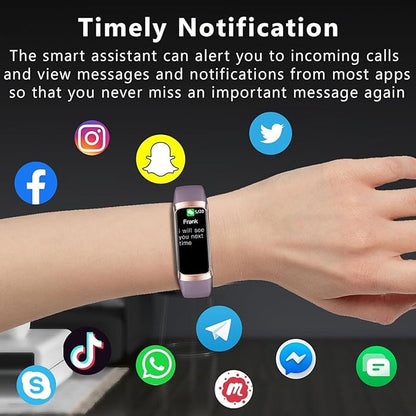 Fitness Tracker with 24/7 Heart Rate Blood Oxygen Sleep Monitor,Activity Tracker with 1.1" AMOLED Touch Color Screen, Multiple Sport Modes Step Counter,IP68 Waterproof for Women Men
