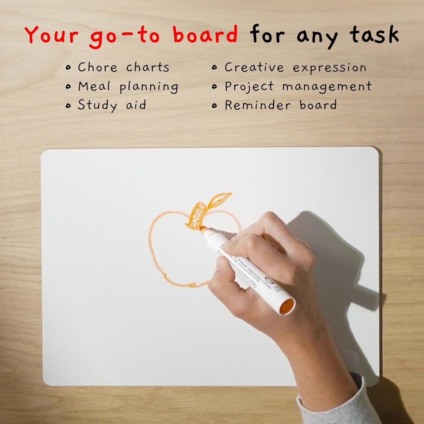 25 Pack Small White Boards for Students - Double Sided Dry Erase Boards 9 x 12 in - Mini Whiteboard Set for Classroom or Home Use - Portable White Board Bulk for Kids and Teachers
