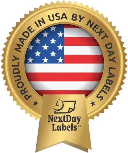 NextDayLabels - 8-1/2 x 11" Neon Color High Light Fluorescent Labels for Laser & Inkjet Printer (Orange Fluorescent, 4 x 5" - 4 Per Page | 400 Labels)