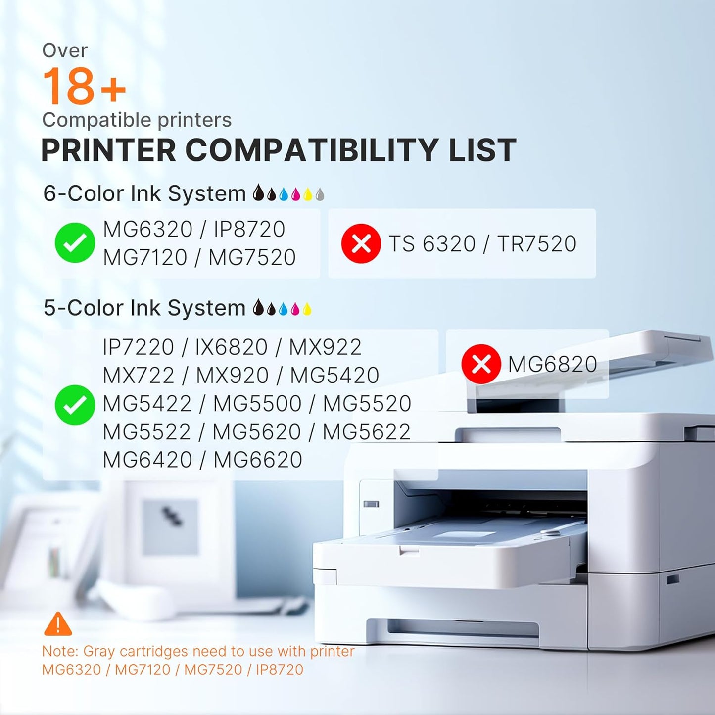 E-Z Ink Compatible Ink Cartridges Replacement for Canon 250 251 XL PGI-250XL CLI-251XL to use with PIXMA MX922 MX920 IX6820 MG5520 MG7520 IP8720 MG6620 MG6320 MG7120 (15 Pack)