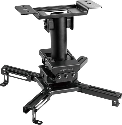 Mount-It! PRO Projector Ceiling Mount, 10" Extension, Heavy-Duty Commercial Grade Ceiling Projector Bracket, 99 Lbs Weight Capacity