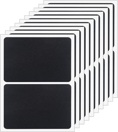 ONUPGO Chalkboard Pantry Labels - 48 Pack Large Stickers for Big Bins Boxes, Food Labeling, Waterproof Kitchen Pantry Names for Containers and Jars