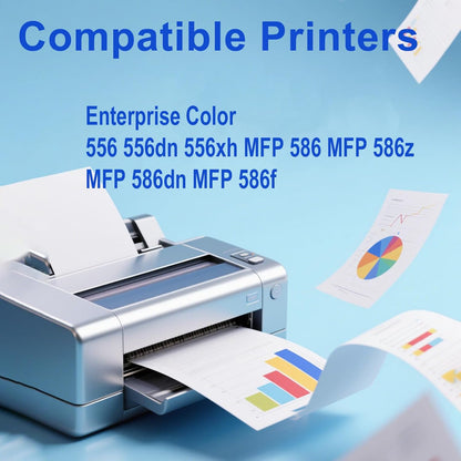 Remanufactured 981X 981 High Yield Black Ink Cartridge Works for PageWide Enterprise Color 556 556dn 556xh MFP 586 MFP 586z MFP 586dn MFP 586f Printer