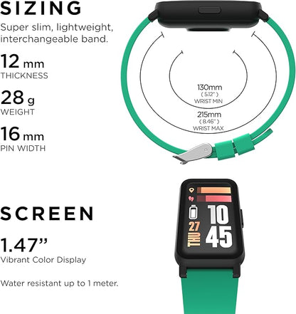 iTouch Active 4 Smartwatch Fitness Tracker – 1.47” Display, IP68 Water Resistant, 96 Sport Modes, Heart Rate & Activity Tracking, GPS, Pedometer, 100+ Watch Faces – for Android & iOS