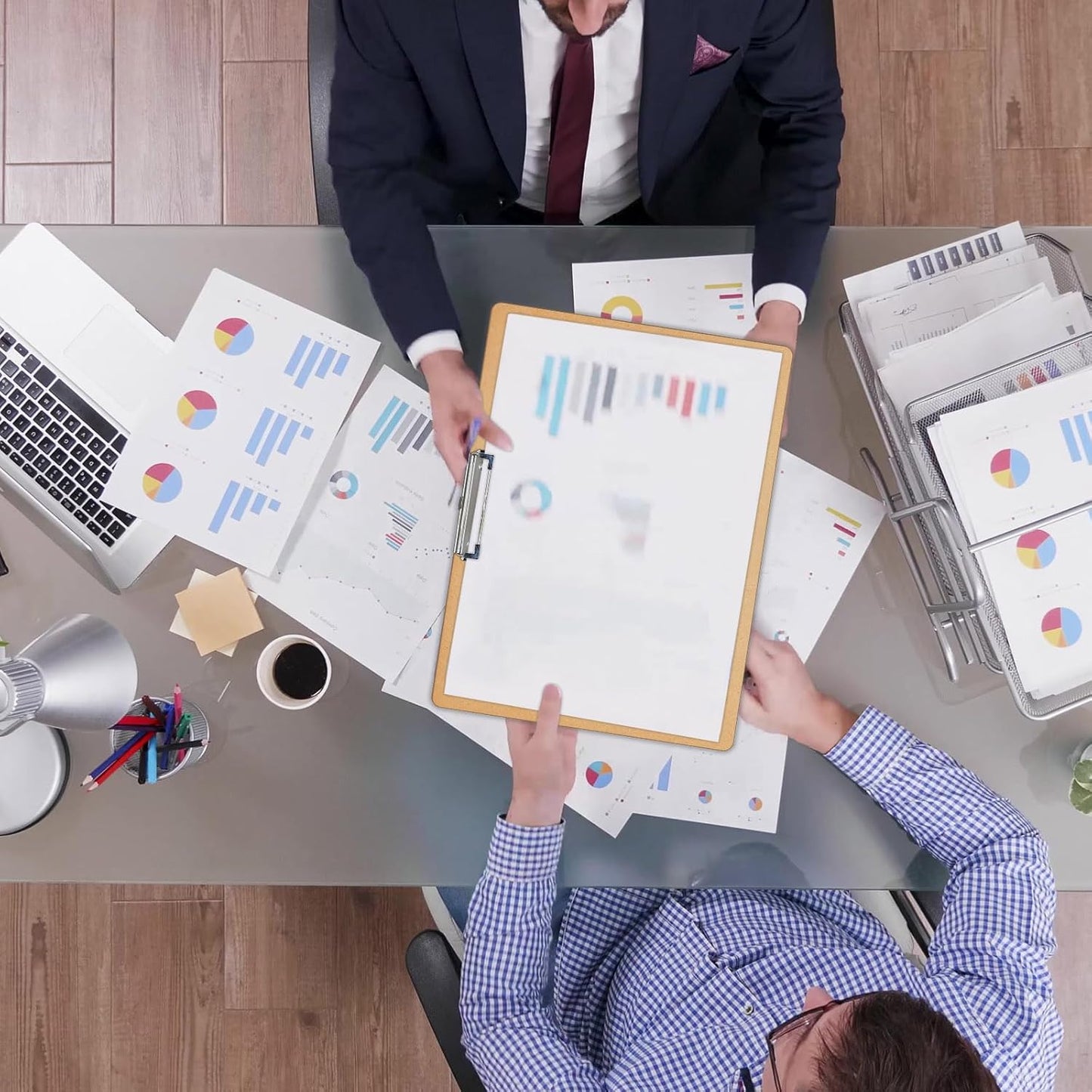 6 PCS Extra Large 11x17 clipboard, Wood Cleats with Low Profile Clips for Drawing, Sketching, and Art Boards, Horizontal Wood Lapping, Landscape Layout (3mm Thickness