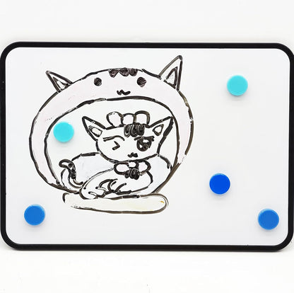 ZDZBLX Fridge Magnets 30 PCS, Strong Refrigerator Magnets for Whiteboard, Heavy Duty Small Round Magnets, Mini Decorative Cute Magnet for Fridge, Locker, Map, Kitchen, School, Office, Classroom (Blue)