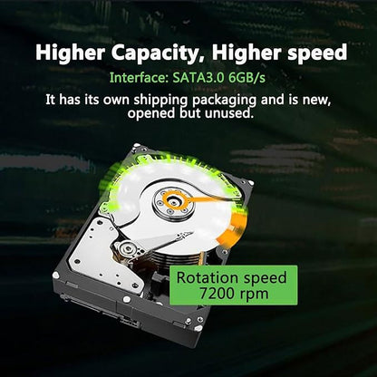 Seagate Skyhawk 12TB Video Internal Hard Drive HDD-3.5 Inch SATA 6Gb/s 7200PRM 256MB Cache for DVR NVR Security Camera System with Rescue Services (ST12000VX0017/0007) (Renewed)