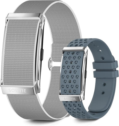 Smart Bracelet for Men Women, Health Activity Fitness Trackers, 24/7 Continuous Heart Rate/Blood Pressure/HRV/Stress Monitor, 24H Sleep Tracker, 170+ Sports Modes Smart Wristband with 2 Bands Free APP