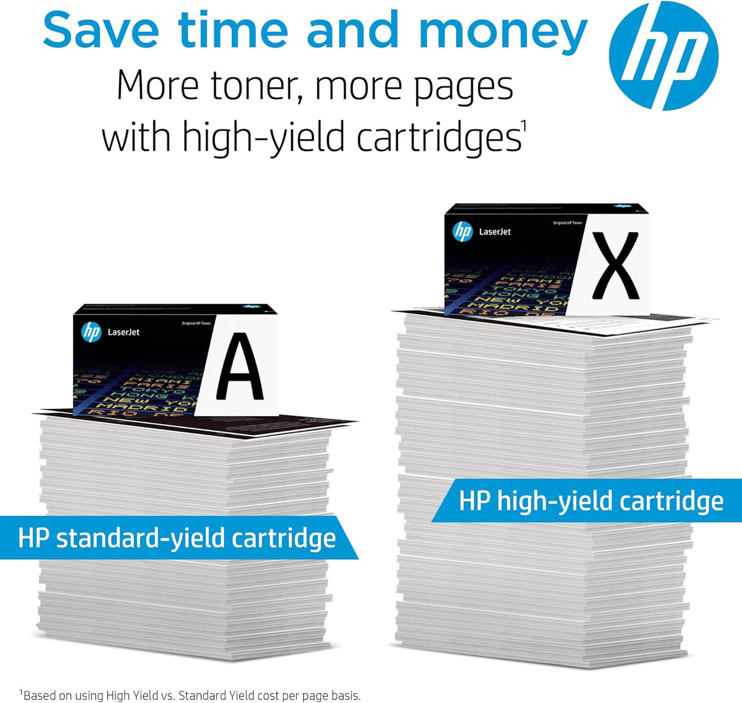 HP 210X Black High-Yield Toner Cartridge | Works Color Laserjet Pro 4201, Color Laserjet Pro MFP 4301 Series | W2100X