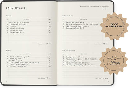 Full Focus Sienna Linen Planner by Michael Hyatt - The #1 Daily Planner to Set Annual Goals, Increase Focus, Eliminate Overwhelm, and Achieve Your Biggest Goals - Hardcover