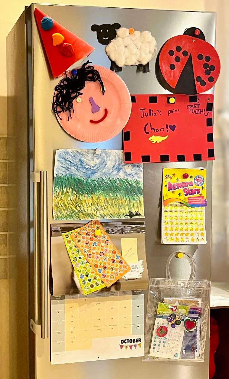 Strong Magnets for Whiteboard, Glassboard and Fridge (Black, 8 Pack, Small). N54 Neodymium Rare Earth Heavy Duty Magnets for Home and Office Supplies.