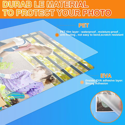 CAREGY 600 Pack Laminating Sheets,Holds 8.5 x 11 Inch Sheets,Thermal Laminating Pouches, 3 Mil, 9 x 11.5 Inches Lamination Sheet Paper for Laminator, Round Corner Letter Size