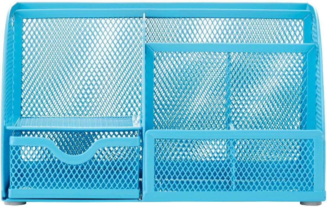 Annova Desk Organizer Wire Mesh 3 Tier Sliding Drawers Paper Sorter/Multifunctional/Premium Solid Construction for Letters, Documents, Mail, Files, Paper, Kids' Art Supplies (Gold)
