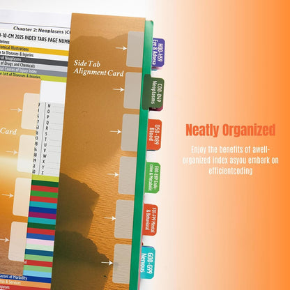 Index Tabs for ICD-10-CM 2025 Expert (AAPC Version) - Navigate with Precision in Your Code Book