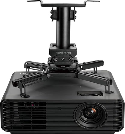 Mount-It! PRO Projector Ceiling Mount, 10" Extension, Heavy-Duty Commercial Grade Ceiling Projector Bracket, 99 Lbs Weight Capacity