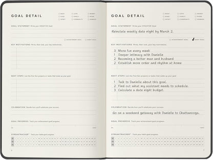 Full Focus Gray Linen Planner by Michael Hyatt - The #1 Daily Planner to Increase Focus, Eliminate Overwhelm, and Achieve Your Biggest Goals - Hardcover