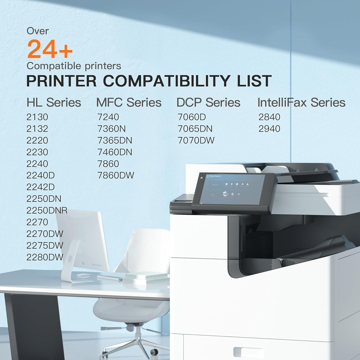 E-Z Ink Compatible Toner Cartridge and Drum Unit Replacement for Brother TN450 TN420 DR420 to use with HL-2270DW HL-2280DW HL-2230 HL-2240 MFC-7360N MFC-7860DW 2840 2940 (2 Toner 1 Drum) 3 Pack