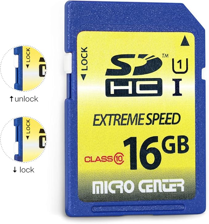 INLAND 16GB Class 10 SDHC/SDXC U1 Flash Memory Card (5 Pack) for Trail & Hunting Cameras, 60MB/s Read, 10MB/s Write, 3-Year Warranty