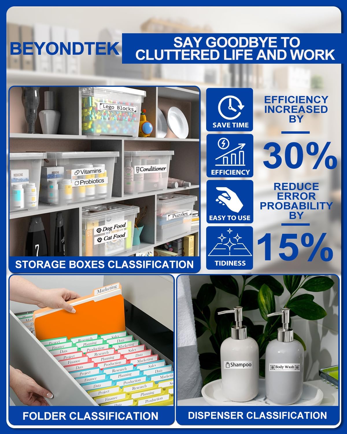 Tze-231 Tzc-231 Work with Brother P Touch Tape Refill PTH110 D210 D220 Tape Refill 12mm 0.47 Laminated White TZ-231 Compatible for Brother Cube H103w 1180 1280 1890 2040,Black on White 8m 26.2ft