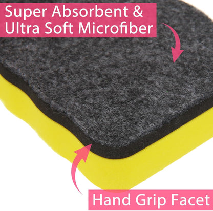 48 Pack Dry Erase Erasers, Magnetic Whiteboard Erasers, Magnetic Dry Erasers for White Board, White Board Erasers Ideal for Classroom, Home, Office, 6 Colors